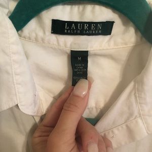 Ralph Lauren white button up